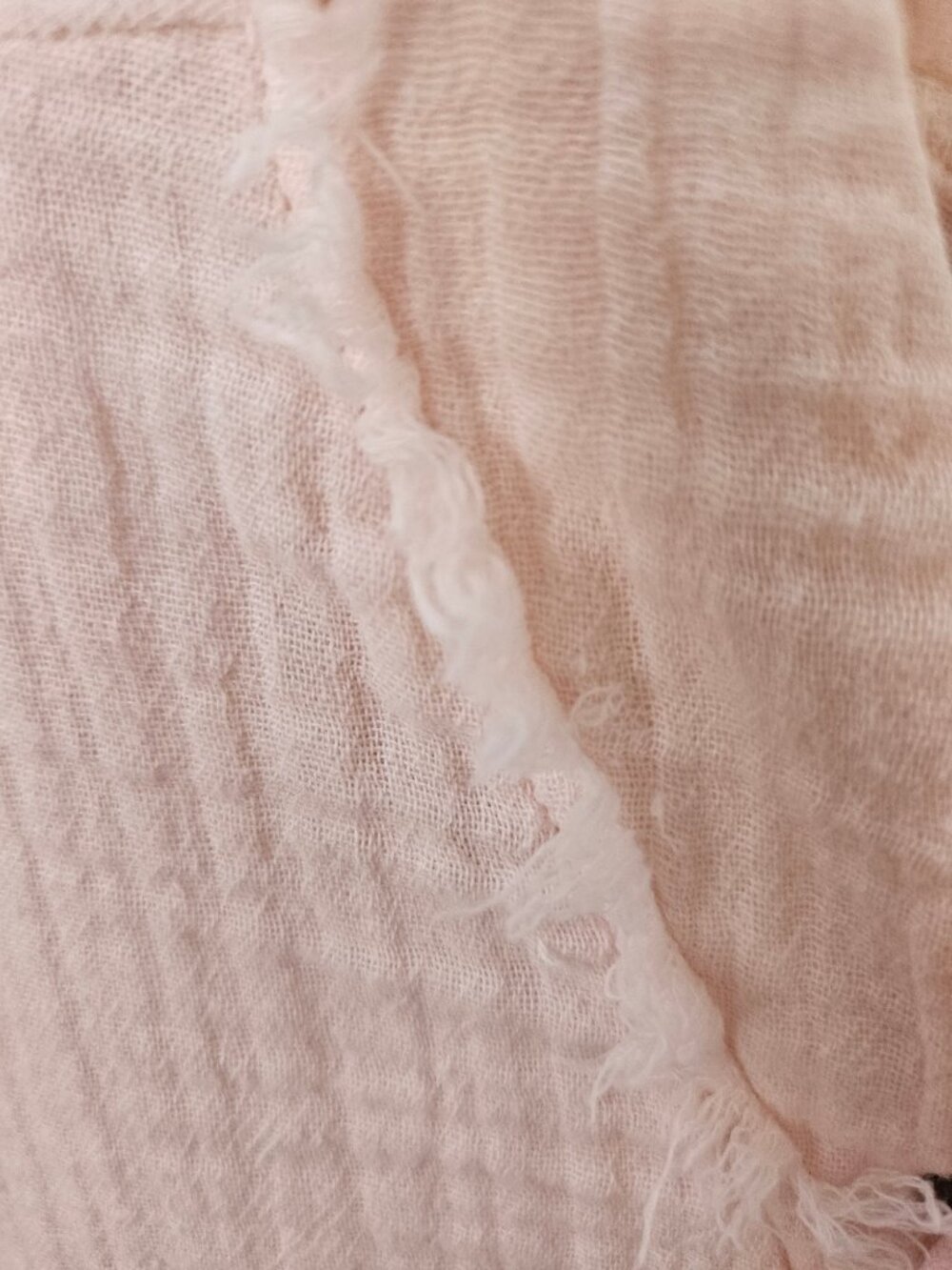 Cloth & Stone Anthropologie Lace-Up Gauze Peasant Blouse in Spring Rose Sz M - Picture 6 of 13